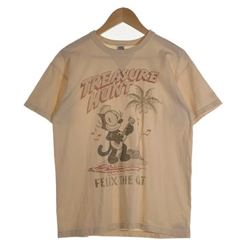 TOYS McCOY トイズマッコイ FELIX THE CAT TREASURE HUNT フィリックスザキャット プリントTシャツ ナチュラル TMC2405 Size L 福生店
