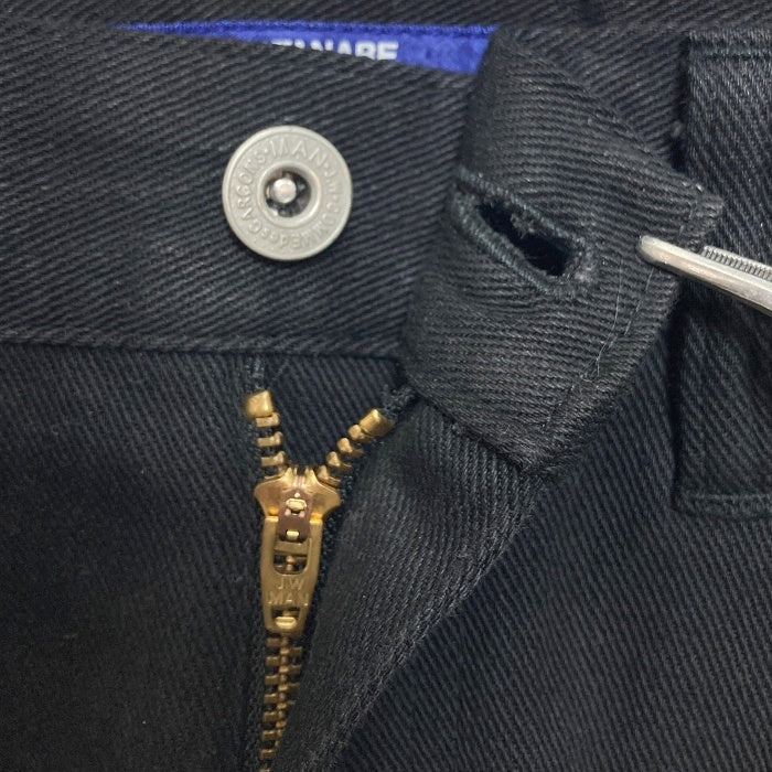 JUNYA WATANABE COMME des GARCONS MAN ジュンヤワタナベ コムデギャルソンマン 14SS スウェードレザーポケット パッチワークブラックデニムパンツ WN-P001 AD2014 Size XS 瑞穂店