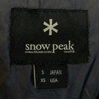 snow peak スノーピーク ユーティリティポケットダウンジャケット ブルー JK-14AU001 Size JP S 福生店