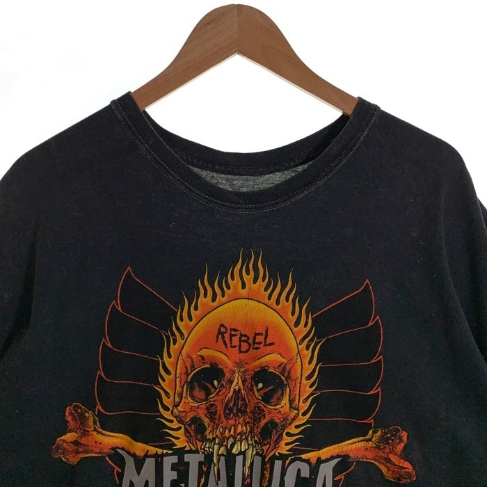 METALLICA メタリカ Pushead パスヘッド プリント 半袖 Tシャツ 2018コピーライト Bravado ブラック Size XL 福生店