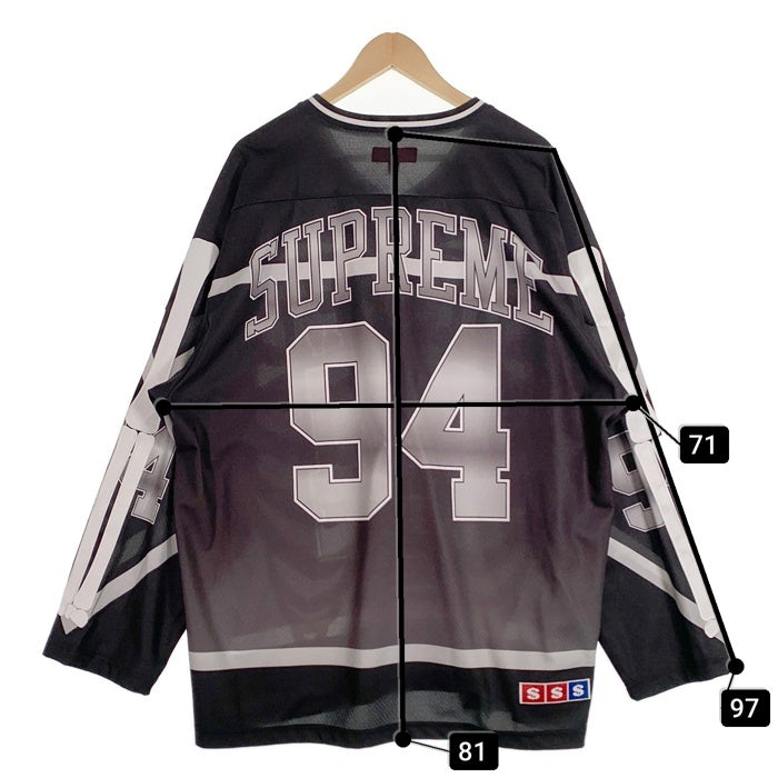 SUPREME シュプリーム 23AW Bones Hockey Jersey ボーンズ ホッケージャージ トップ ブラック Size XL 福生店