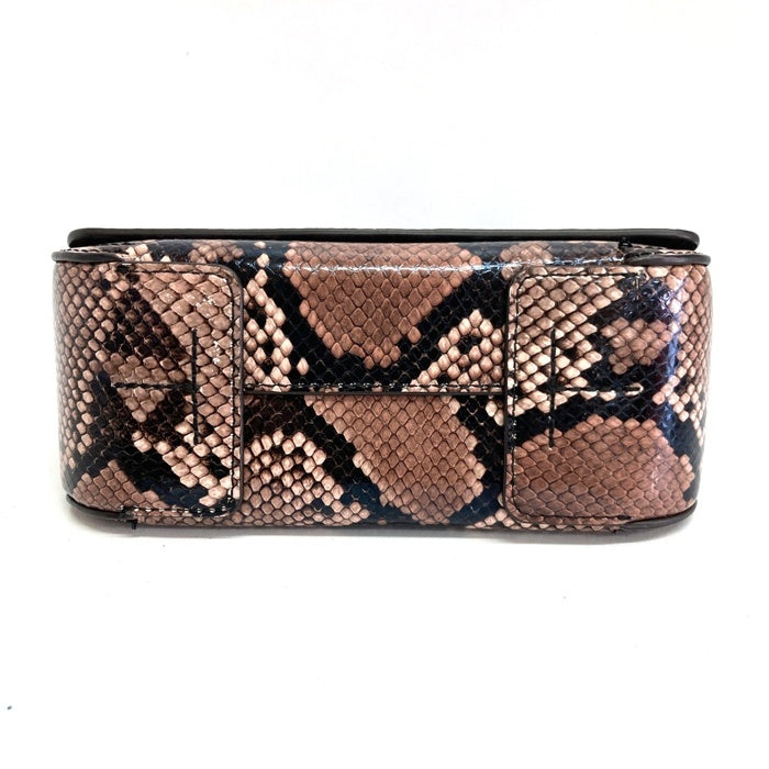 FURLA フルラ WB00393 マヤ クロスボディ パイソン柄 ミニショルダーバッグ ブラック 瑞穂店