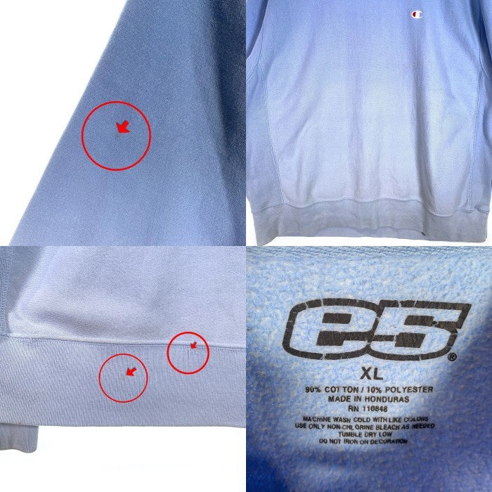 00's~ Champion チャンピオン リバースウィーブ クルーネックスウェットトレーナー ライトブルー S2315 E13 Size XL 福生店