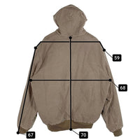 Carhartt カーハート アクティブジャケット ダック地 グレーブラウン Size L-XL 相当 福生店