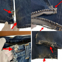 90's Levi's リーバイス 201XX 復刻 デニムパンツ ビッグE  ボタン裏 555 インディゴ 201-0004 USA製 Size W34 L36 福生店