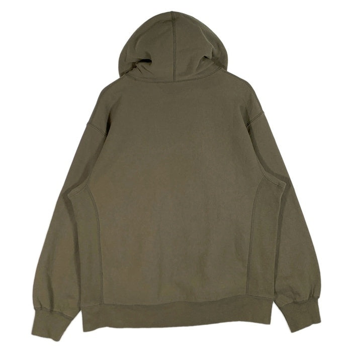 SUPREME シュプリーム 20AW Cross Box Logo Hooded Sweatshirt クロスボックスロゴ プルオーバースウェットパーカー オリーブ Size L 福生店