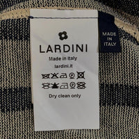 LARDINI ラルディーニ 2B コットン ニットジャケット ストライプ EGLJM56 Size XL 福生店