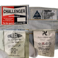 CHALLENGER チャレンジャー ストレートデニムパンツ ライトブルー CLG-PT016-005 Size M 福生店