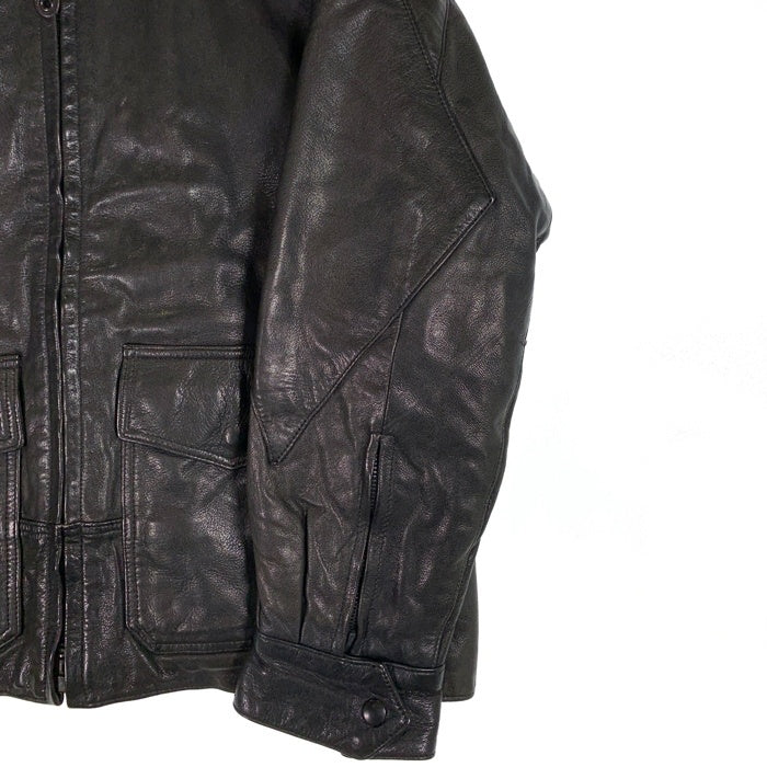 Scooter スクーター GOLDEN BEAR ゴールデンベアー レザージャケット ブラック USA製 Size 42 福生店