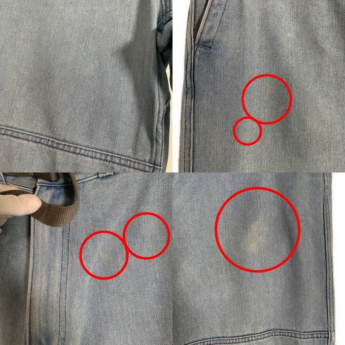 THE NORTH FACE PURPLE LABEL ノースフェイスパープルレーベル Denim Field Pants デニムフィールドパンツ ダブルニー ライトブルー NT5001N Size 34 福生店