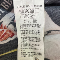 Schott ショット シロクマ総柄 シャツ ブラック sizeS 瑞穂店
