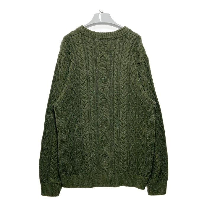 L.L.Bean エルエルビーン オーガニックコットン ケーブルニットセーター グリーン Size XXL-R 瑞穂店