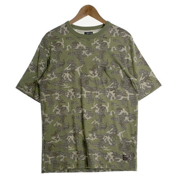 00's STUSSY ステューシー カモフラージュプリント ポケットTシャツ グリーン Size M 福生店