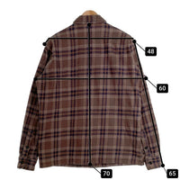 IRON HEART アイアンハート UHF スラブチェック 長袖 フランネル ウエスタン シャツ ブラウン IHSH-431 Size L 福生店