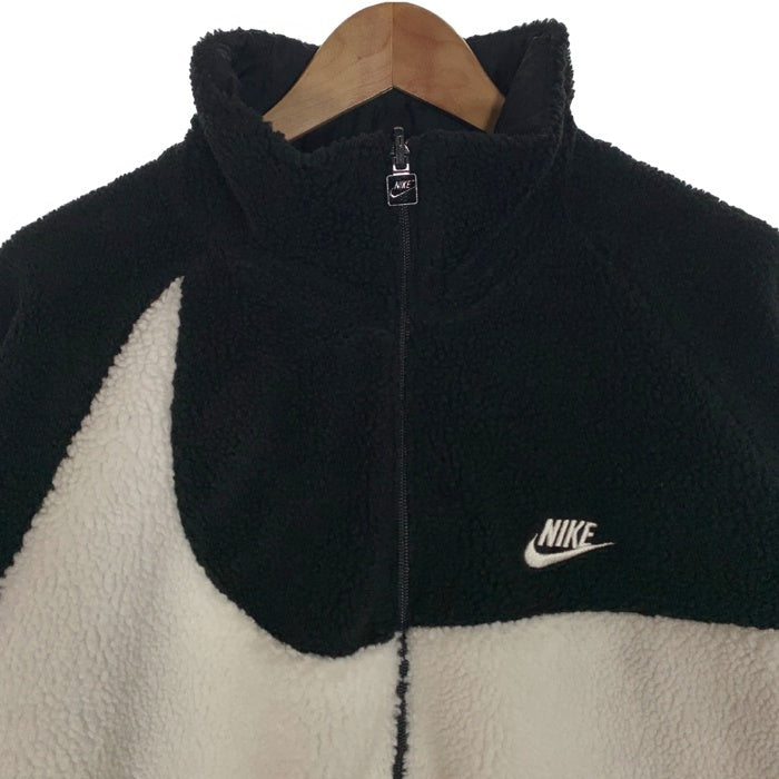 NIKE ナイキ NSW VW SWSH FULL ZIP JKT ビッグスウッシュ ボアジャケット リバーシブル ジップアップ ブラック BQ6546-011 Size 3XL 福生店