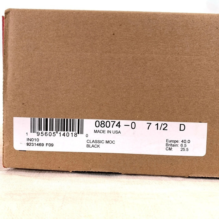 RED WING レッドウィング CLASSIC MOC クラシック モック ブーツ ブラック 8074 Size US7.5 (25.5cm) 福生店