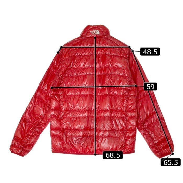 THE NORTH FACE ノースフェイス ND18174 LIGHT HEAT JACKET ライト ヒート ダウン ジャケット レッド sizeXL 瑞穂店