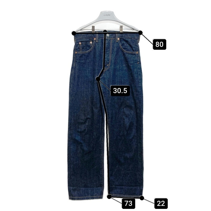 00's LEVI'S リーバイス 502-XX ジッパーフライ ストレートデニムパンツ ジーンズ インディゴ BIG E 復刻 Size32 瑞穂店