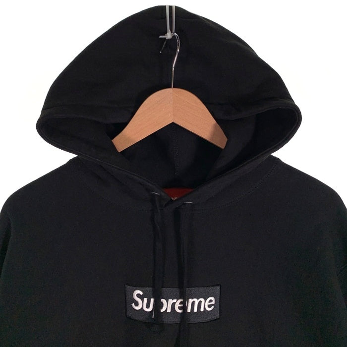 SUPREME シュプリーム 23AW Box Logo Hooded Sweatshirt ボックスロゴ プルオーバー フーディー パーカー ブラック Size S 福生店