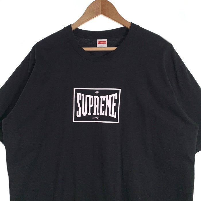 SUPREME シュプリーム 23AW Warm Up Tee ウォームアップ プリントTシャツ ブラック Size XL 福生店