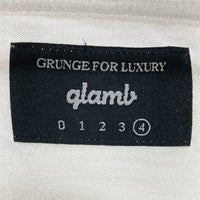 glamb グラム Chill CS チルカットソー プリントTシャツ ホワイト GB17SM/CS22 Size 4 瑞穂店