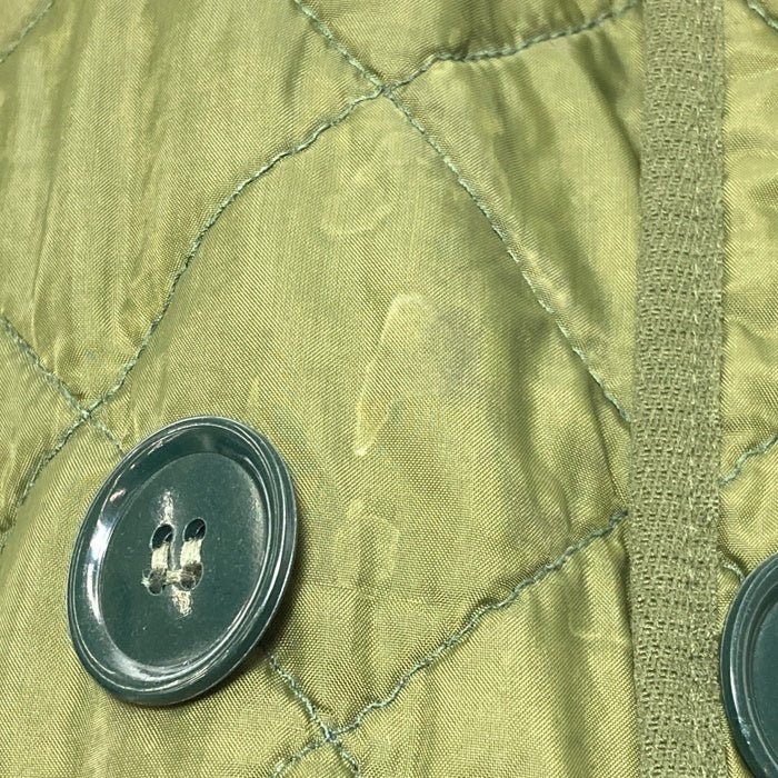 イギリス軍 ダブルボタン キルティング ライナージャケット オリーブ size170/112 瑞穂店