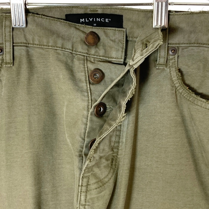 MLVINCE メルヴィンス Double Knee Painter Pants カーキ size32 瑞穂店