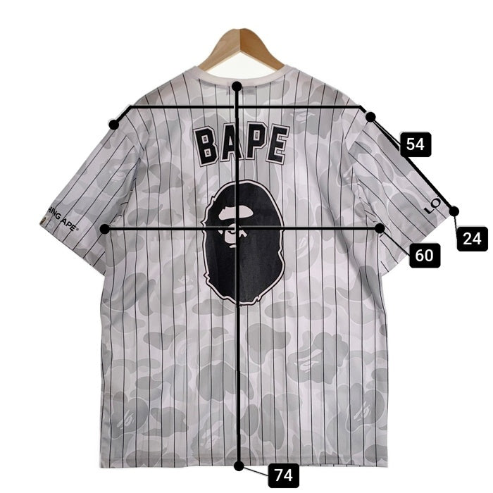 A BATHING APE ア ベイシング エイプ CHIBA LOTTE MARINES UNIFORM TEE 千葉ロッテマリーンズ  ホワイト Size 2XL 福生店