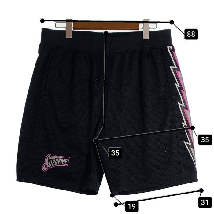 SUPREME シュプリーム 18SS BOLT BASKETBALL SHORT ボルト バスケットボール ショーツ ブラック Size L 福生店