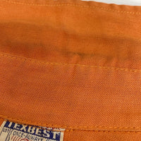 US古着 40's TEXBESTUNIFORM ワークシャツ オレンジ size15 瑞穂店
