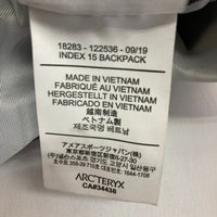 ARC'TERYX アークテリクス INDEX15 Backpack バックパック ブラック 瑞穂店