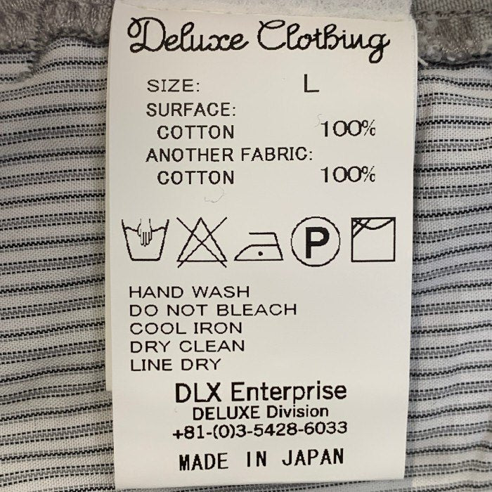 Deluxe Clothing デラックスクロージング DAILY ROCKER チノパンツ ライトグレー Size L 福生店