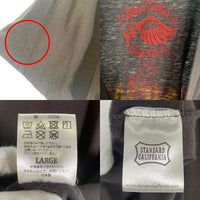 STANDARD CARIFORNIA スタンダードカリフォルニア SD Komy T 半袖 Ｔシャツ チャコール Size L 福生店