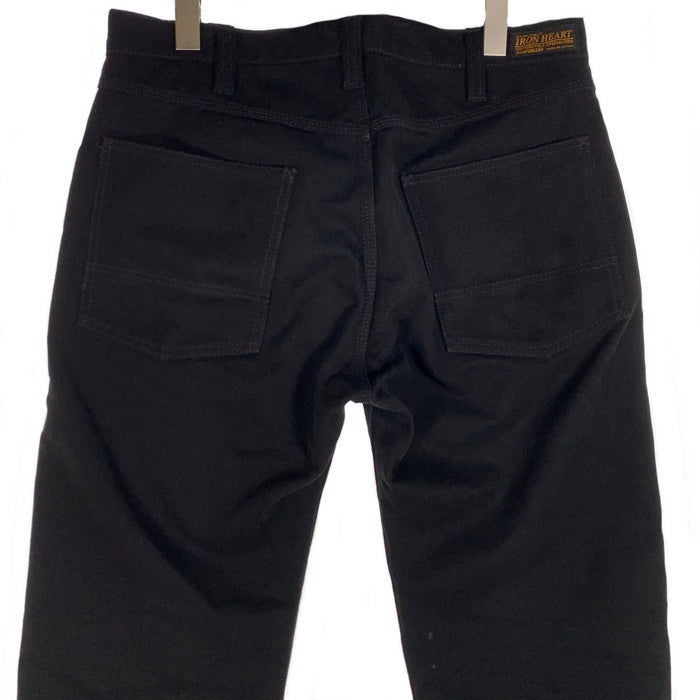 IRON HEART アイアンハート ダック ダブルニーワークパンツ ストレート ブラック Size 33 福生店