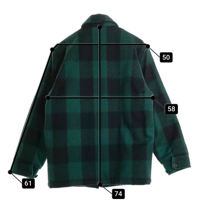 CARHARTT カーハート ウール キルティング メルトン チェック ジャケット グリーン 05055-120 Size L 福生店