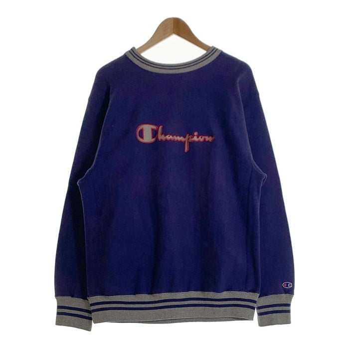 90's Champion チャンピオン REVERSE WEAVE リバースウィーブ クルーネック スウェット パープル USA製 Size X-LARGE 福生店
