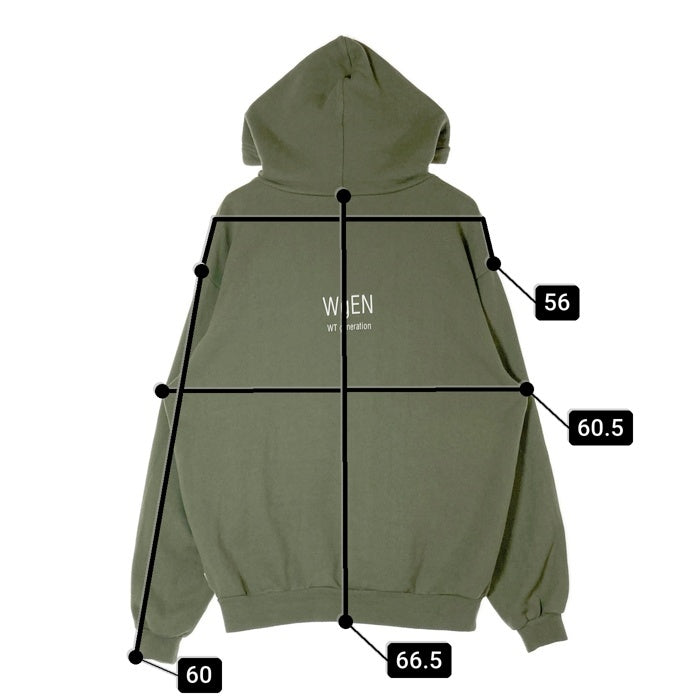 WTAPS ダブルタップス VIBES SCREEN HOODED プルオーバーパーカー オリーブ size3 瑞穂店