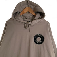 EXAMPLE エグザンプル ROUND LOGO HOODIE ラウンドロゴ フーディー パーカー ベージュ Size XL 福生店