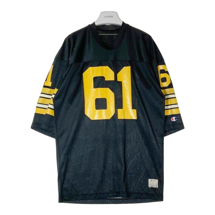Champion チャンピオン USA製 70's メッシュ フットボールシャツ ブラック sizeL 瑞穂店