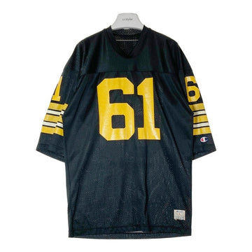 Champion チャンピオン USA製 70's メッシュ フットボールシャツ ブラック sizeL 瑞穂店