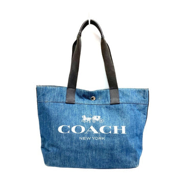 COACH コーチ F25902 デニム トートバッグ インディゴ 瑞穂店