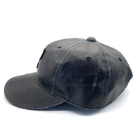 FULLCOUNT フルカウント 24AW F PATCH 6PANEL COATED DENIM BASEBALL CAP Fパッチ 6パネル デニム ベースボールキャップ ブラック 福生店