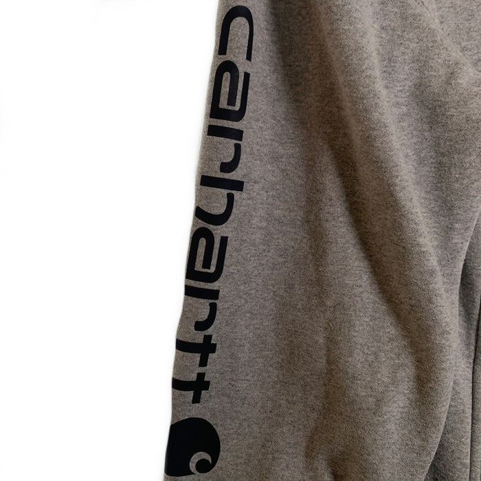 Carhartt WIP カーハート ワークインプログレス Loosefit Midweight Logo Sleeve Graphic Sweatshirt スリーブプリント プルオーバープルオーバースウェットパーカー グレー Size XL 福生店