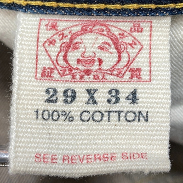 EVISU PARIS エヴィス パリ ボタンフライ テーパードデニムパンツ ジーンズ インディゴ Lot.0001 Size 29×34 瑞穂店