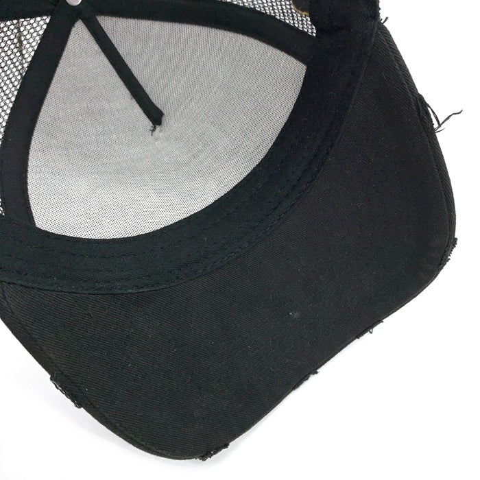GLO GANG グローギャング Dead Sun Trucker Hat デッドサン トラッカーハット ブラック メッシュキャップ ブラック 福生店