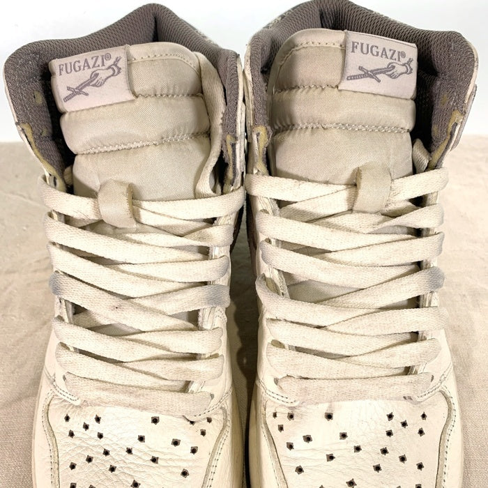 Fugazi フガジ ONE IN THE CHAMBER ハイカットスニーカー ホワイト グレー Size 8 (26cm) 福生店