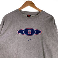 90's 00's NIKE ナイキ Newyork Rangers ニューヨーク レンジャース ロンT ロングスリーブ Tシャツ 長袖 Tシャツ グレー メキシコ製 Size L 福生店