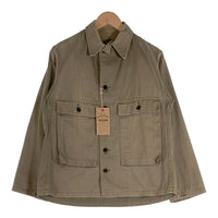 WAREHOUSE ウエアハウス USN 2143 U.S.N. HERRINGBONE UTILITY JACKET ヘリンボーン ユーティリティジャケット トラッカー オリーブ Size 36 福生店