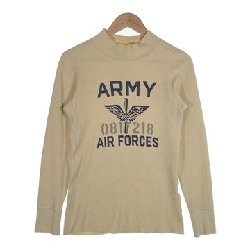 TOY'S McCOY トイズマッコイ ARMY AIR FORCE モックネック サーマルカットソー クリーム Size M 福生店