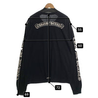 CHROME HEARTS クロムハーツ CH Scroll Logo L/S Pocket Tee スクロールラベルバックプリント ロングスリーブ ポケットTシャツ アーム 長袖 ブラック Size XL 福生店